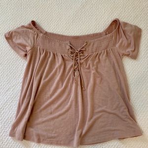 Pink American top size XS